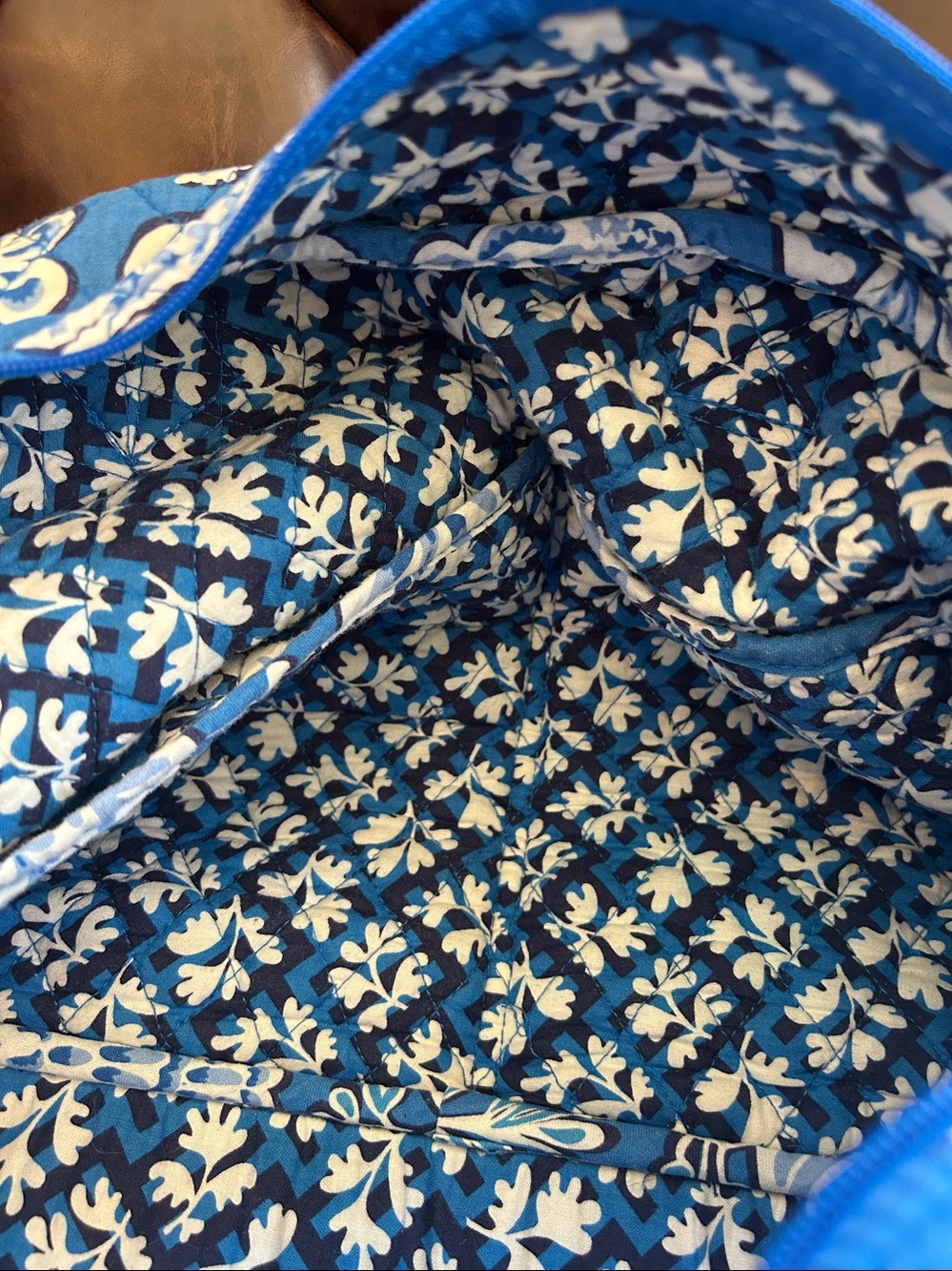Vera Bradley Blue Lagoon Weekender Bag - Picture 5 of 5